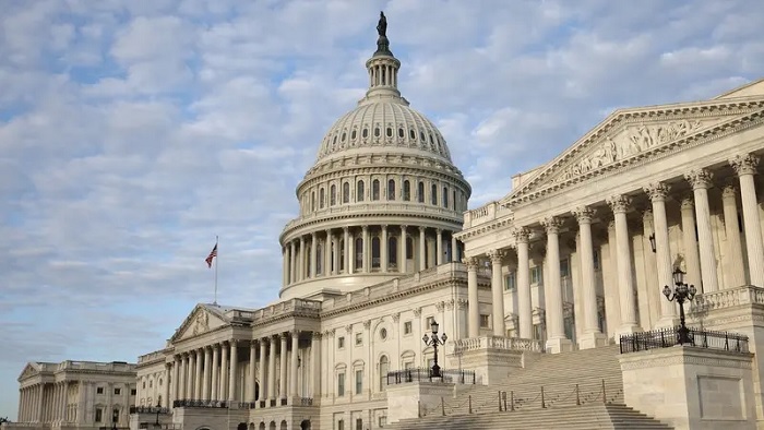 A general view of the US Capitol Building in Washington (AFP)