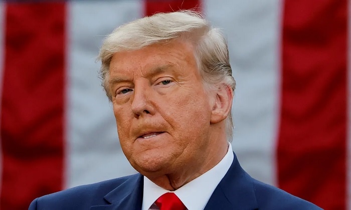 Donald Trump in 2020. The news is likely to shake the race for the Republican presidential nomination in 2024. Photograph: Carlos Barría/Reuters