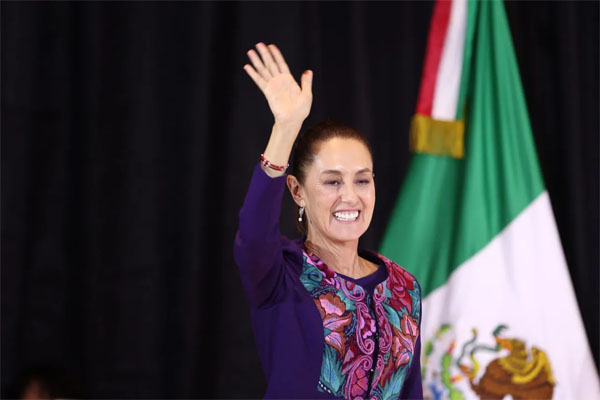  Claudia Sheinbaum Mexico's first ever female president. Photo: AFP