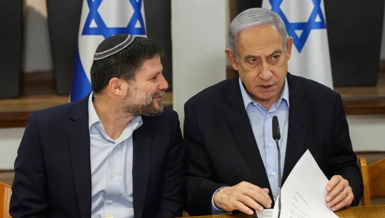 Israeli Prime Minister Benjamin Netanyahu's decision will disappoint hardliners such as Bezalel Smotrich [File: AFP]