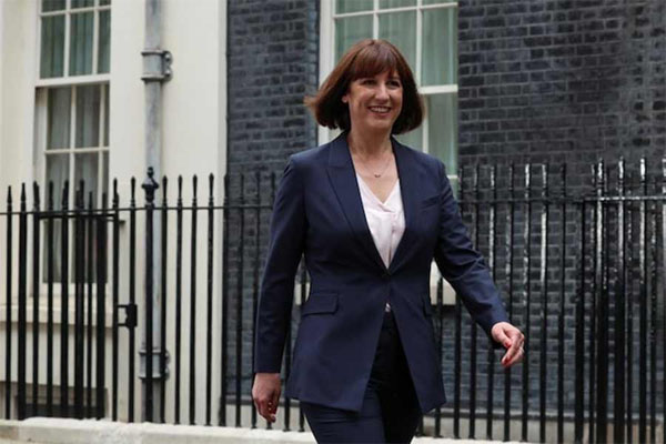 Newly appointed Chancellor of the Exchequer Rachel Reeves leaving 10 Downing Street, following the results of the election, in London on Friday –Reuters photo 