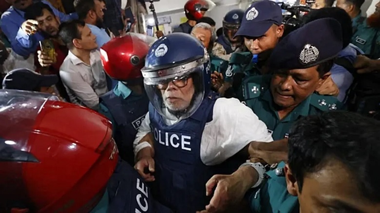 Salman F Rahman is being produced to a Dhaka Court on Wednesday afternoon. Photo: Observer