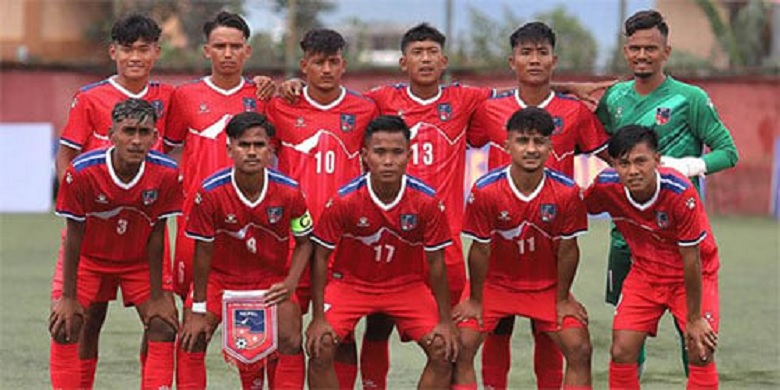 Bangladesh U-20 men's football team. Photo: Collected