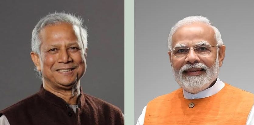 Professor Dr Muhammad Yunus and Narendra Modi