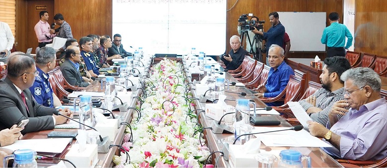 A meeting of the Advisory Council Committee on Law and Order chaired by Home Adviser Lt Gen (Retd) Md Jahangir Alam Chowdhury was held on Tuesday.