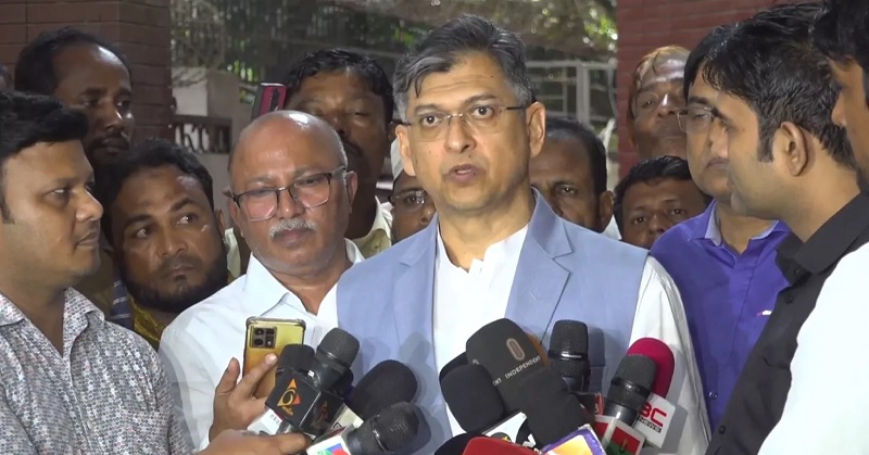 BNP Standing Committee member Salahuddin Ahmed was talking to reporters at the BNP chairperson’s office in Gulshan on Wednesday.