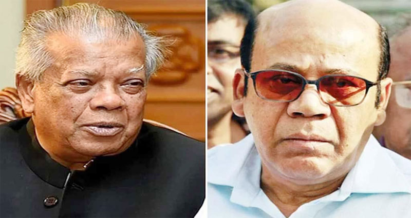 Former industries minister a Amir Hossain (Left), Former food minister Qamrul Islam (Right). File Photo 