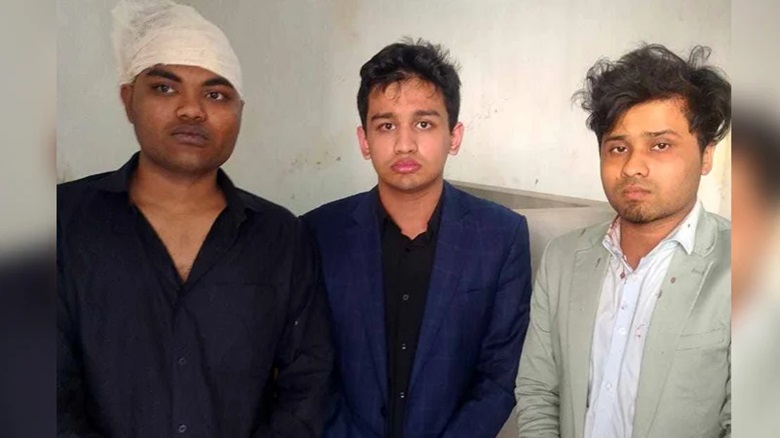 Three people have been arrested in connection with the killing of motorcycle rider BUET student Muntasir Masud, 22, after being rammed by a private car on 300 feet area at Roopganj in Narayanganj district.