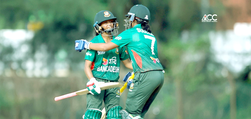 Bangladesh Overpowers Nepal to Set Up Final Showdown with India - Womens U19 Asia Cup 2024. Photo: ACC