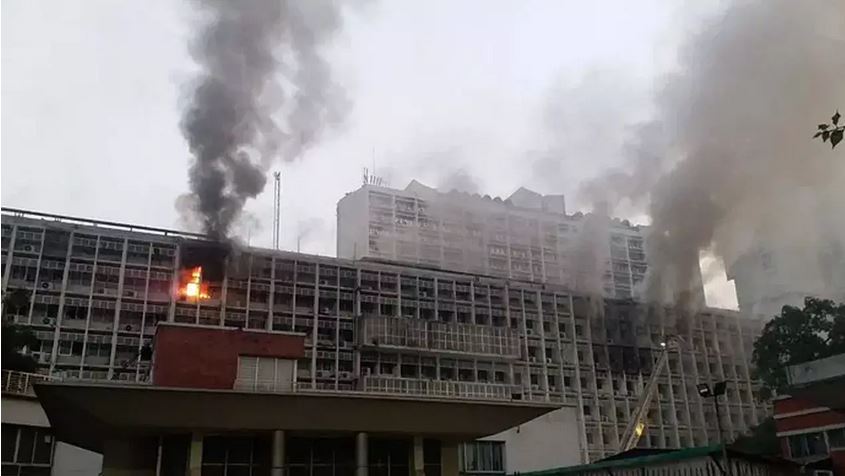 Fire at Secretariat