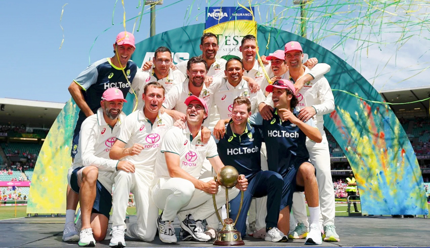 The Australians got their hands on the trophy after a long gap• Photo: Collected